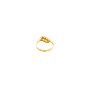 22KT Trendy Carved Gold Ring for Women