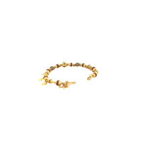 Gold Rudraksha Bracelet with Bead Details