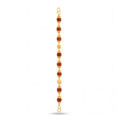 Divine Gold Rudraksha Bracelet