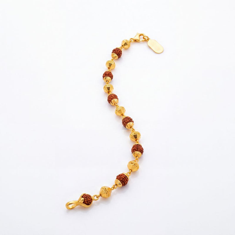 Spiritual Elegance Rudraksha Bracelet