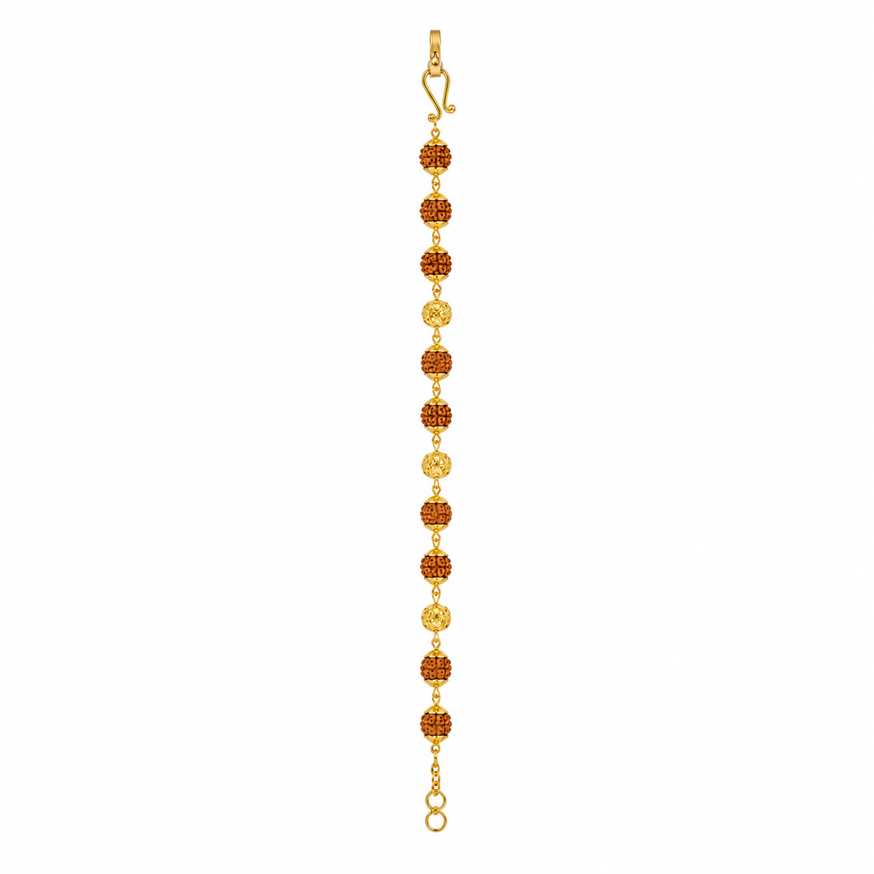 Divine Rudraksha Gold Bracelet