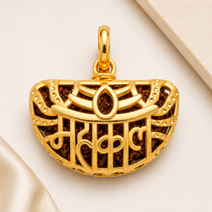 Divine 22K Gold Rudraksha Mahakal Pendant