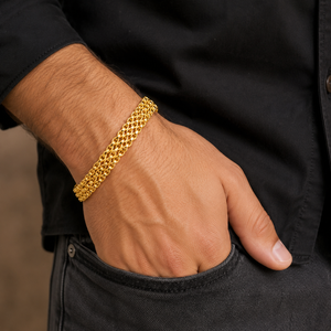 22KT Gold Multi-Link Chain Bracelet