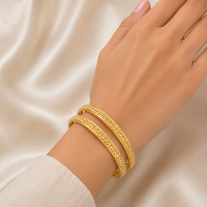 22K Gold Designer Bangles