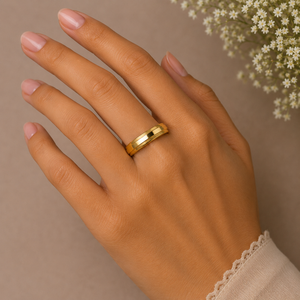 22KT Gold Wedding Band Ring | Simple Classic Design