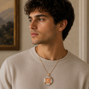Medusa Rose Gold Pendant