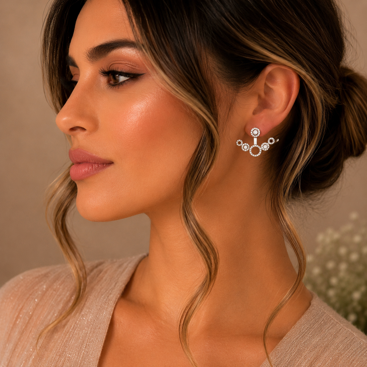 Diamond Stud Earrings for Women