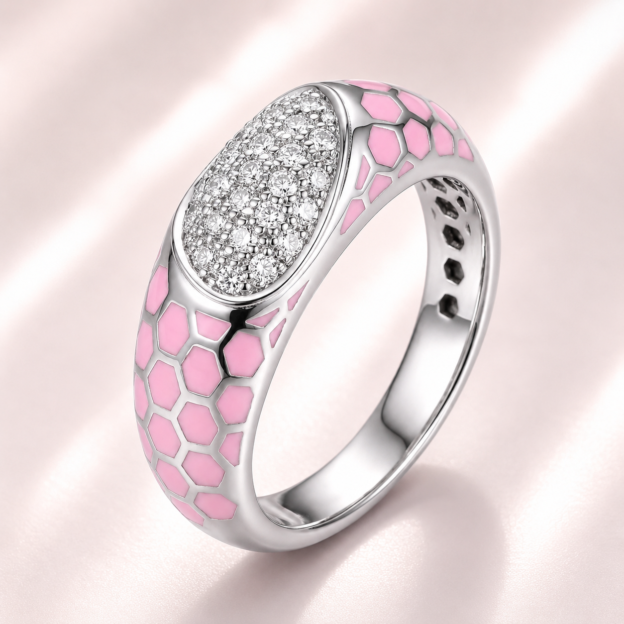 Pink Charm Diamond Ring | A Perfect Gift for Someone Special