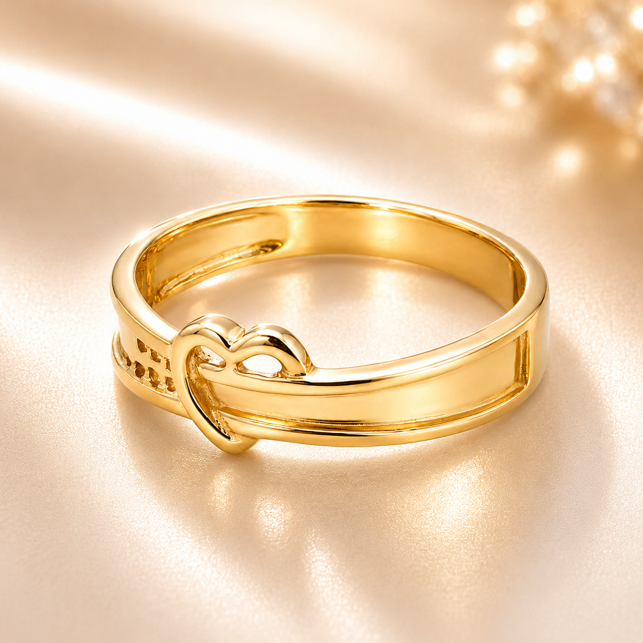22KT Trendy Knot Gold Ring | Simple & Stylish