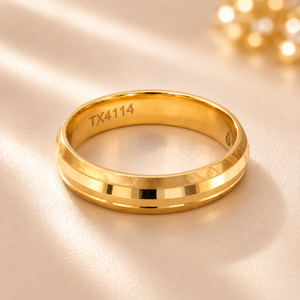 22KT Gold Wedding Band Ring | Simple Classic Design