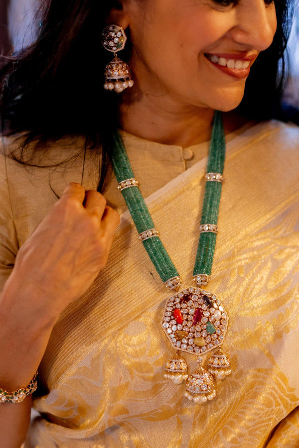 Varso Navratna Heritage Necklace
