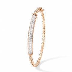 18KT Rose Gold Diamond Tennis Bracelet