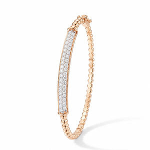 18KT Rose Gold Diamond Tennis Bracelet