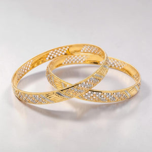 22K Gold Fancy Bangles for Women