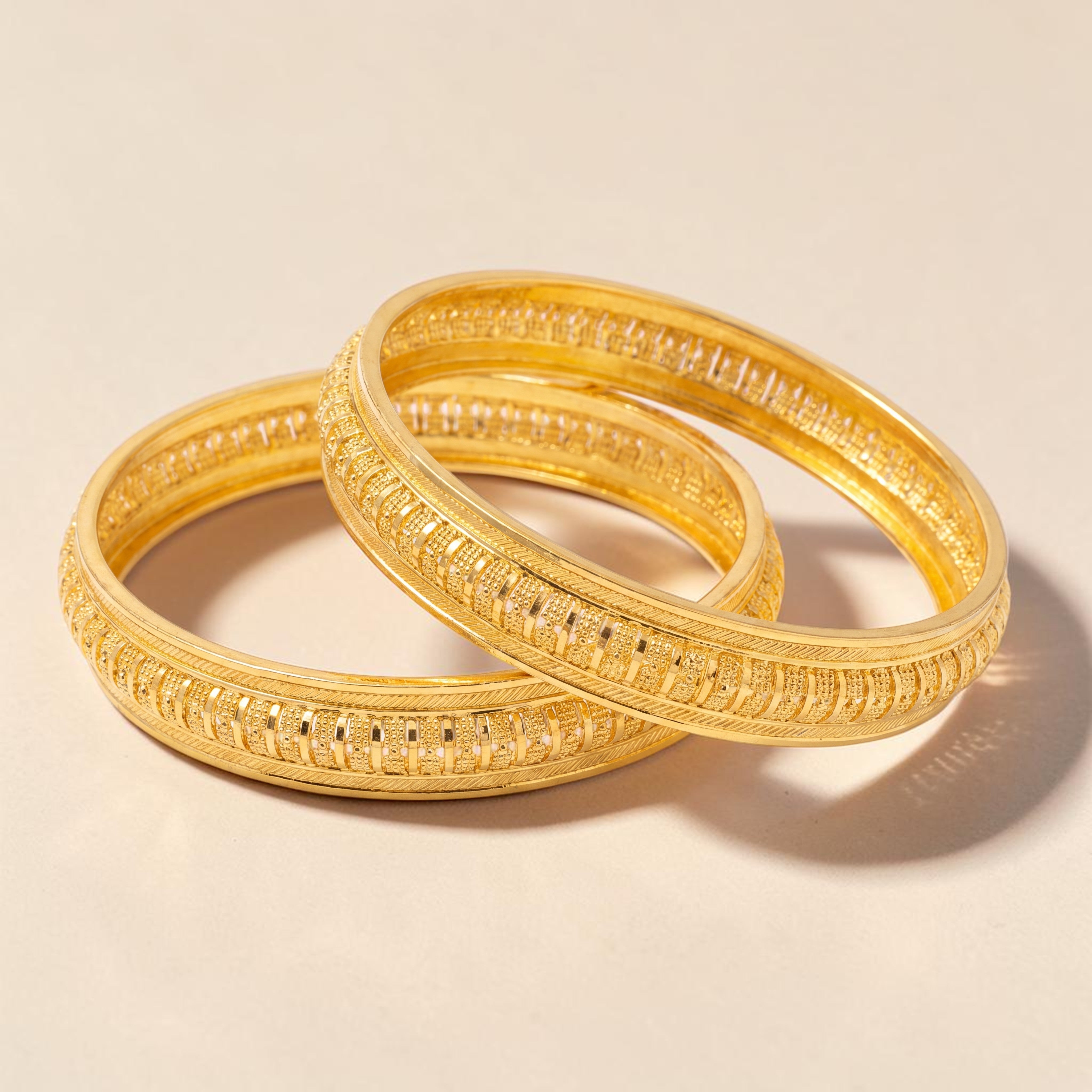 22K Gold Traditional Bangles for Women