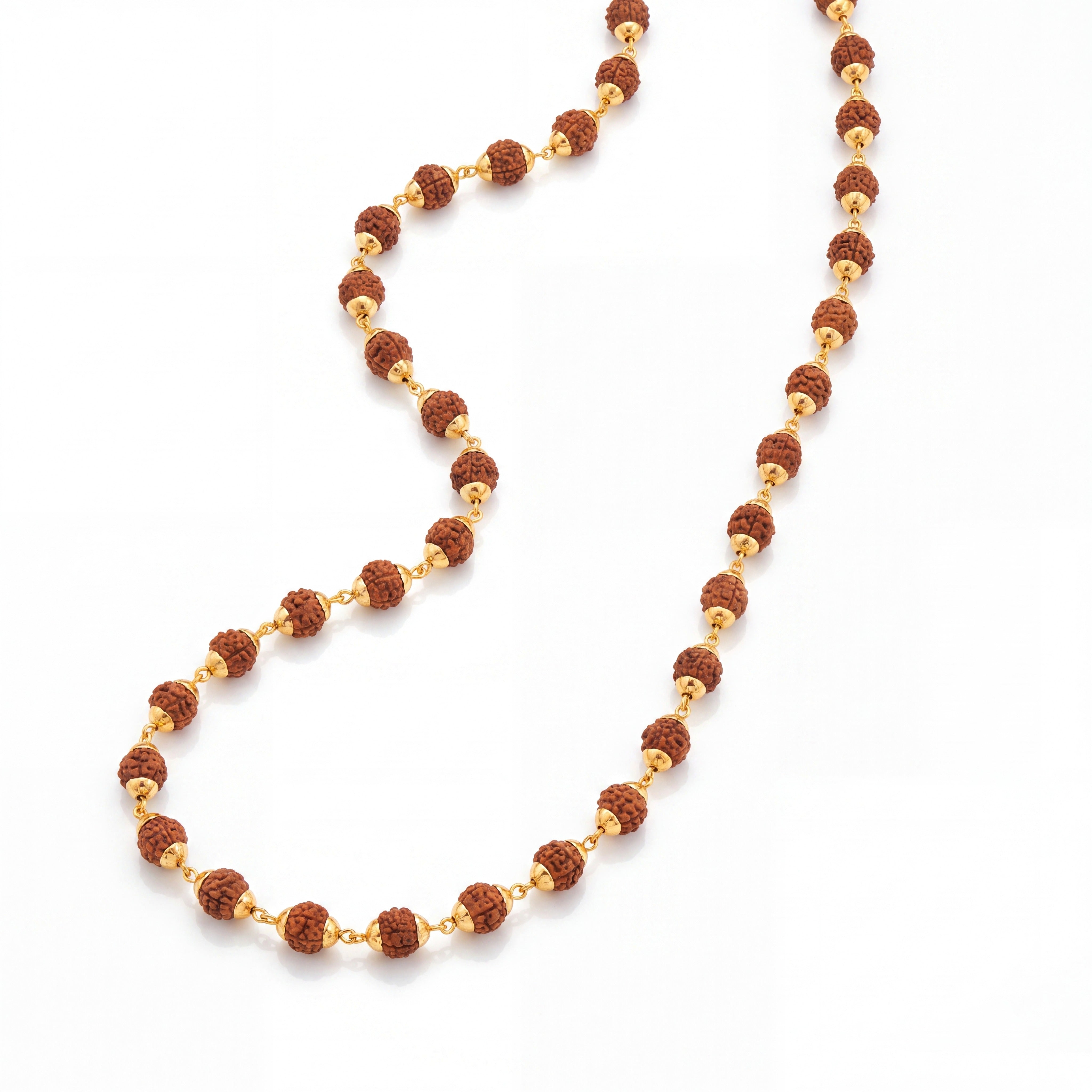 Divine Heritage 22K Gold Rudraksha Mala