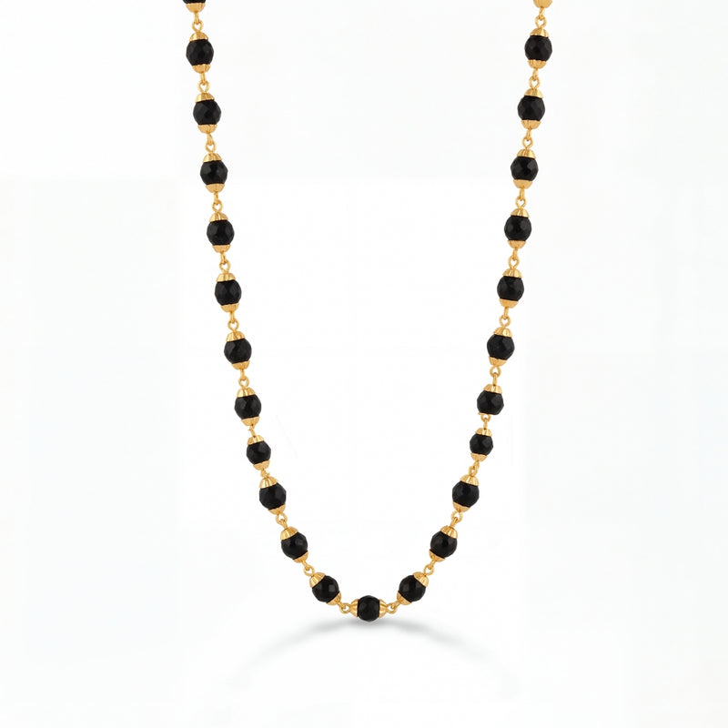 22KT Gold Tulsi Mala Necklace for Women