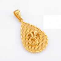 Om Radiance Gold Pendant