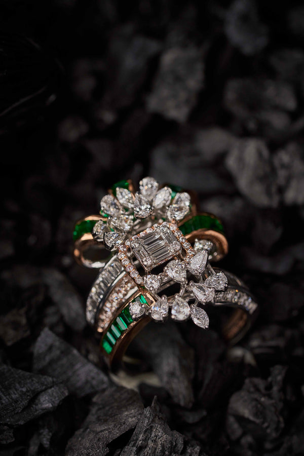 Prakrutik Bloom Diamond Ring