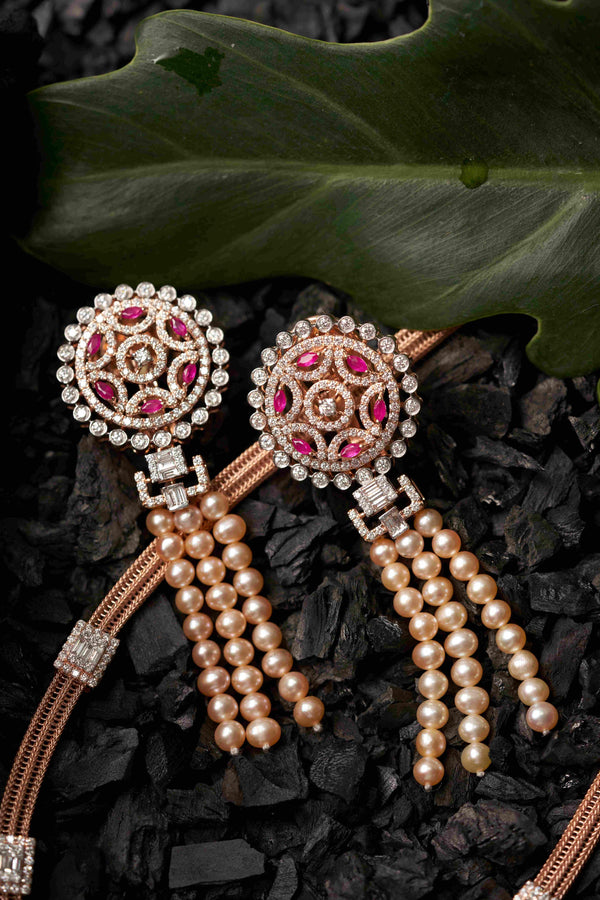 Prakrutik Royal Cascade Diamond Earrings