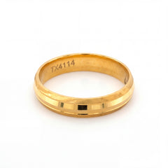 22KT Gold Wedding Band Ring | Simple Classic Design