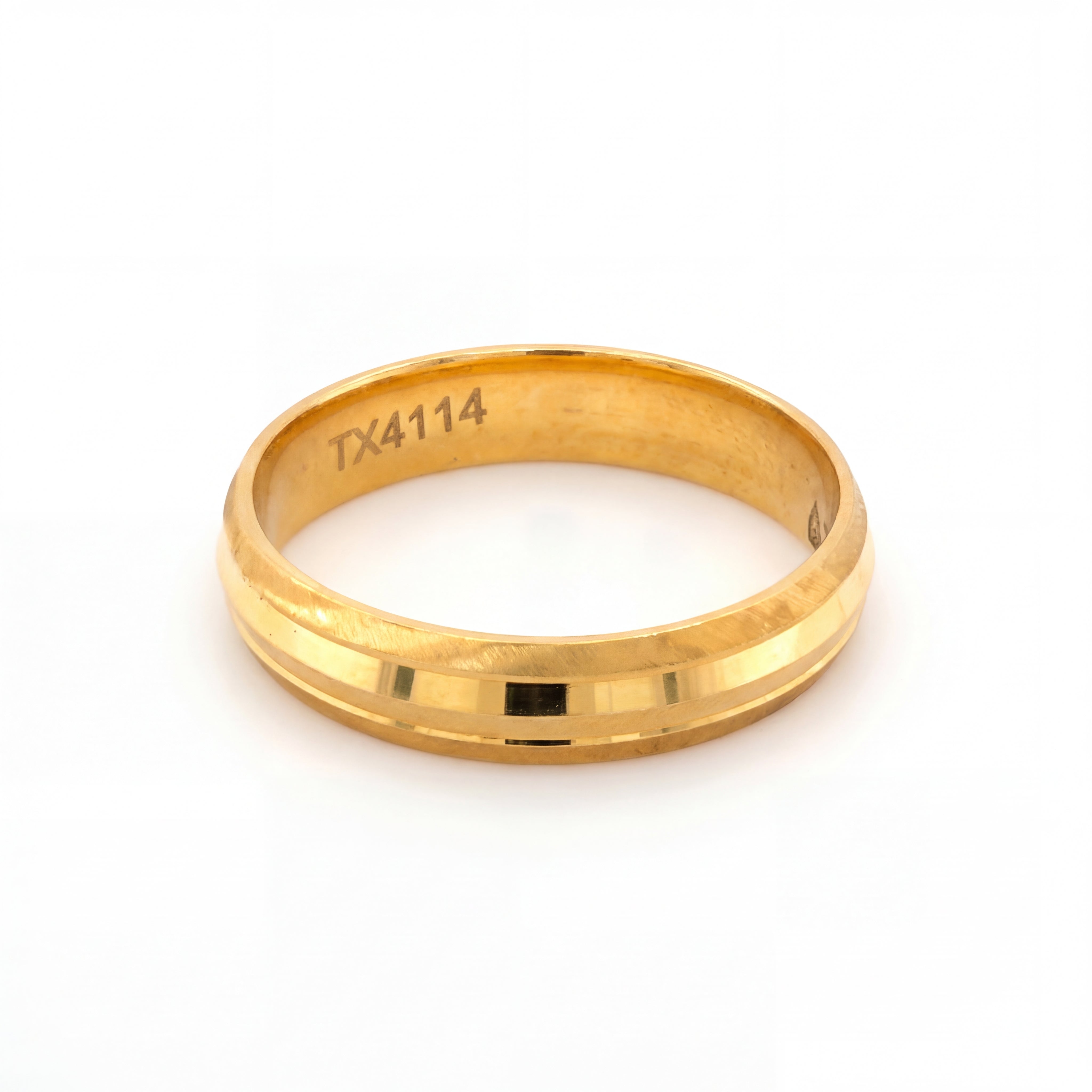 22KT Gold Wedding Band Ring | Simple Classic Design