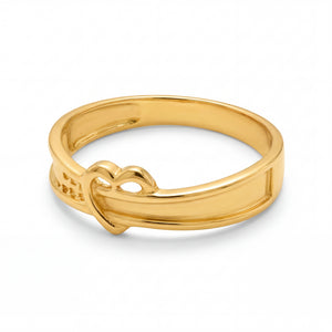 22KT Trendy Knot Gold Ring | Simple & Stylish