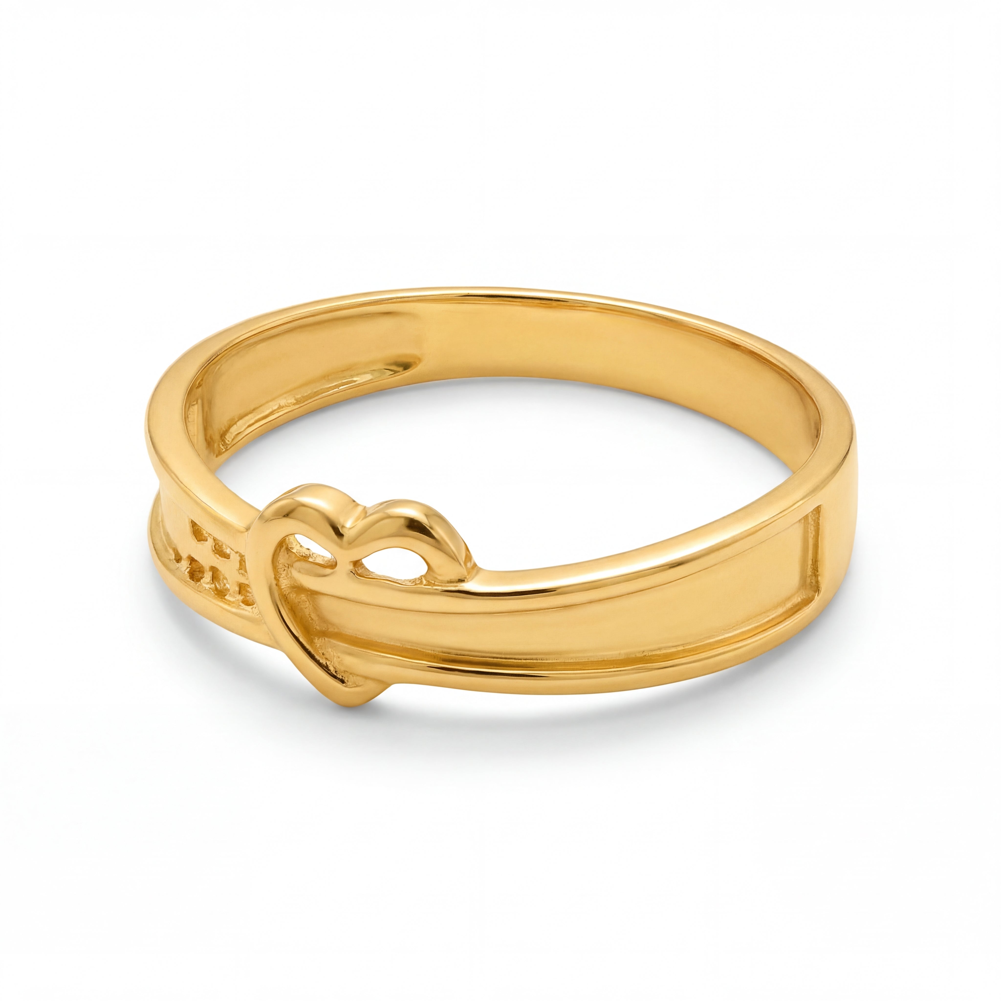 22KT Trendy Knot Gold Ring | Simple & Stylish