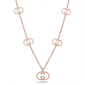 Designer Charm Gold Chain | Open Ring Pattern