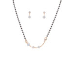 Gold Mangalsutra in 18kt With Earring - Pachchigar Jewellers