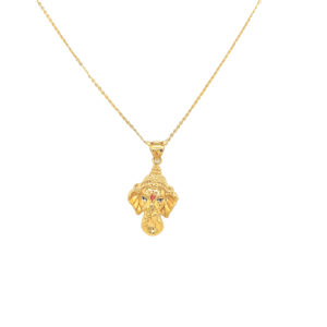 22KT Gold Lambodray Ganesha Pendant| Pachchigar Jewellers