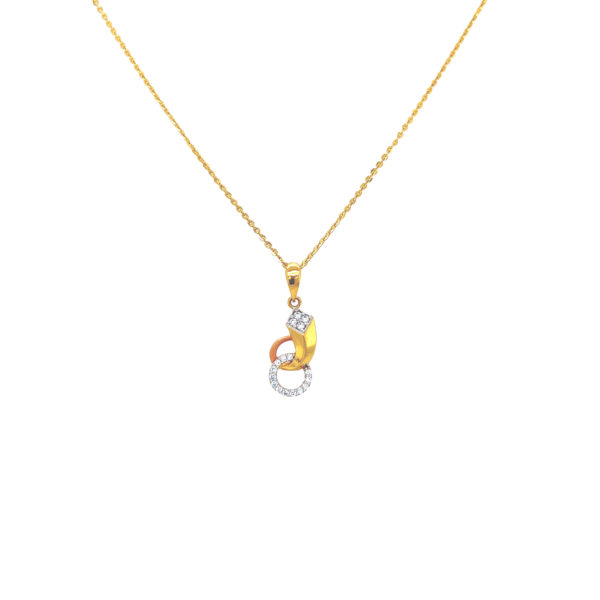 22K Gold Pramukha Design Ganesha Pendant|Pachchigar Jeweller