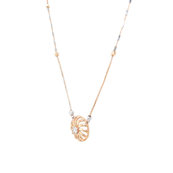 18K Gold Chain with Attached Pendant| Pachchigar Jewellers