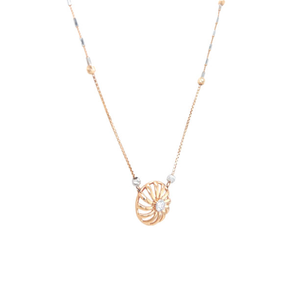 18K Gold Chain with Attached Pendant| Pachchigar Jewellers