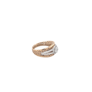 18k Rose Gold Vintage Solitaire Diamond Ring|Pachchigar Jeweller
