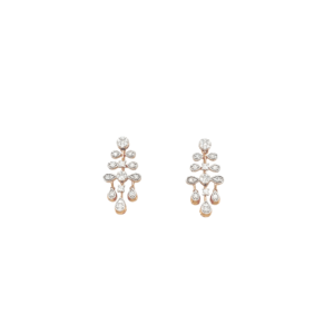 18K Yellow Gold Classy Diamond Earrings|Pachchigar Jewellers