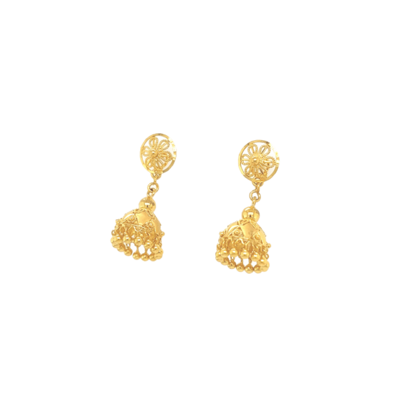 22K Traditional Yellow Gold Jhummar |Pachchigar Jewellers