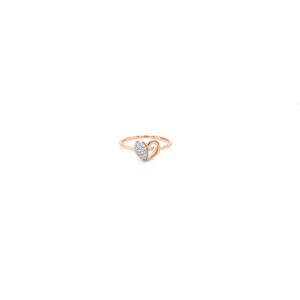 Symbol of love (heart shaped) diamond ring | Pachchigar Jewellers