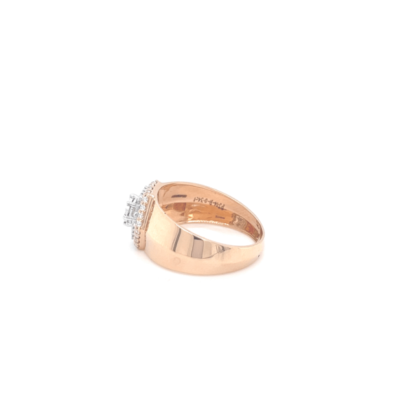 18K Rose Gold Men Charming Diamond Ring|Pachchigar Jewellers