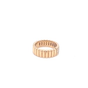 18K Rose Gold Band in Diamond For Men | Pachchigar Jewellers
