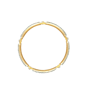 Exclusive  Diamond Bangle with Emeralds|Pachchigar Jewellers