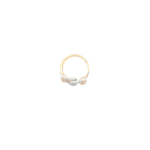 18K intertwined Real Diamond Ladies Ring|Pachchigar Jeweller