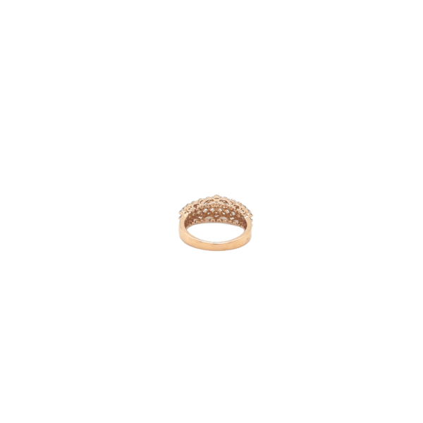 18K Gold Three Line Diamond Ladies Band|Pachchigar Jeweller