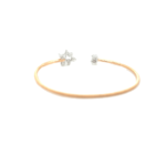 18KT Gold Floral Loop Diamond Bracelet| Pachchigar Jewellers