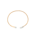 18KT Gold Floral Loop Diamond Bracelet| Pachchigar Jewellers