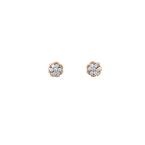18K Gold Nakshatra Design Diamond Earing|Pachchigar Jeweller