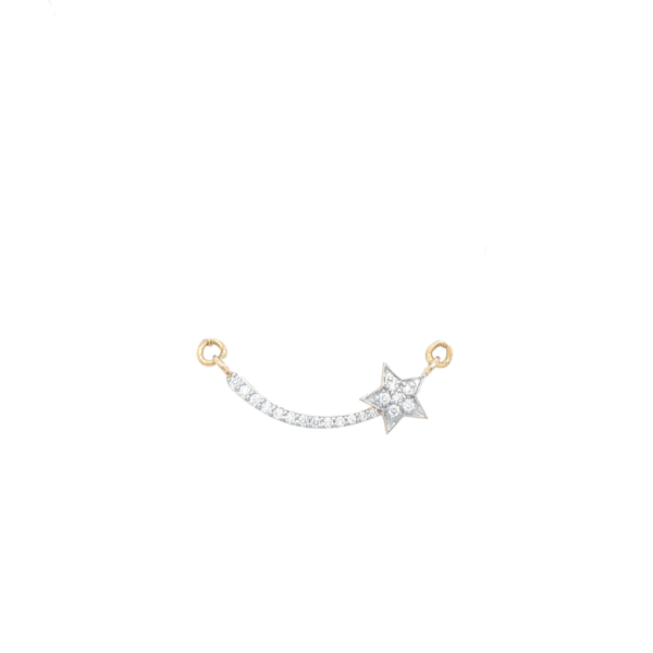 18KT Star Solitaire Mangalsutra | Pachchigar Jewellers