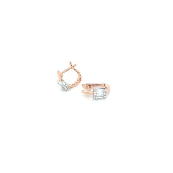 18KT Gold Fancy Light wear Diamond Bali|Pachchigar Jeweller