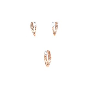 18k Round Shape Diamond pendent set