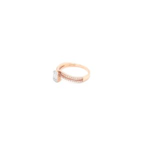 18KT Diamond Ring Studded with Baguettes|Pachchigar Jeweller